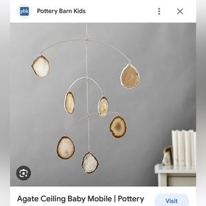 Pottery Barn kids agate mobile